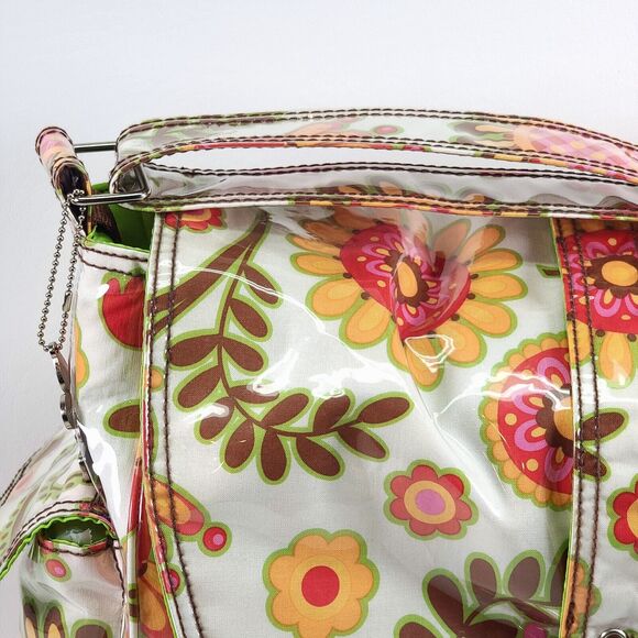 Kalencom New Orleans Diaper Bag Large Multicolor Cotton Floral With Changing Mat - Picture 10 of 16